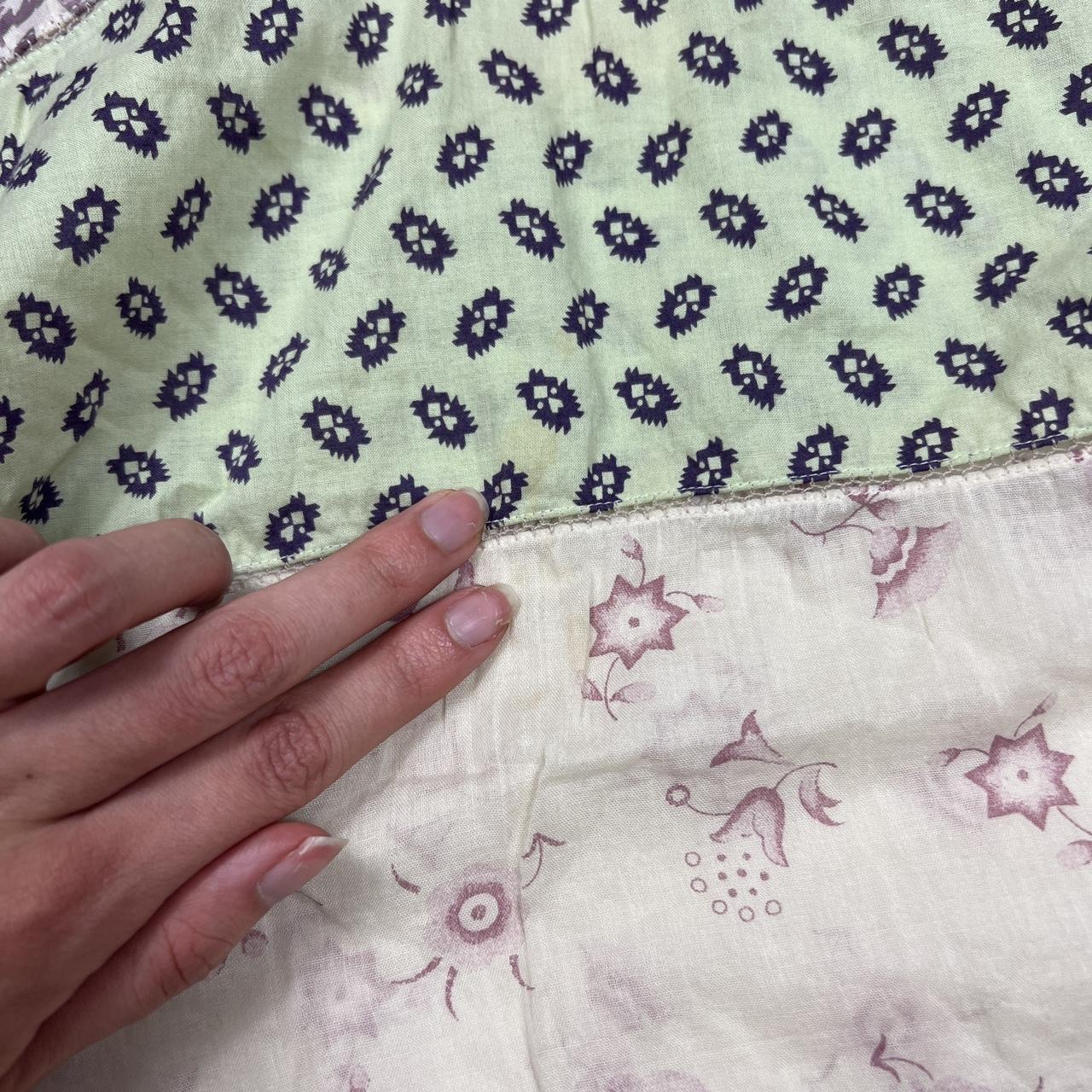 Marni Patterned Cut and Sew V-Neck Tank Top Blouse - Outfit Repeater