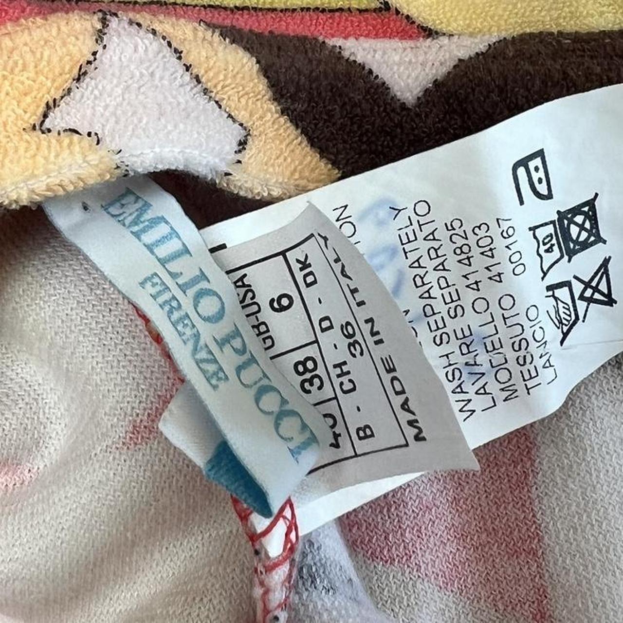 Emilio Pucci Printed Terry Cloth Bra Crop Top - Outfit Repeater