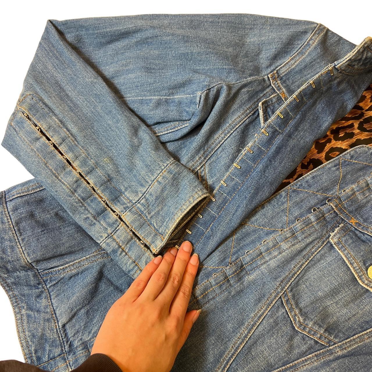 Dolce & Gabbana Denim Hook and Eye Closure Jean Jacket - Outfit Repeater
