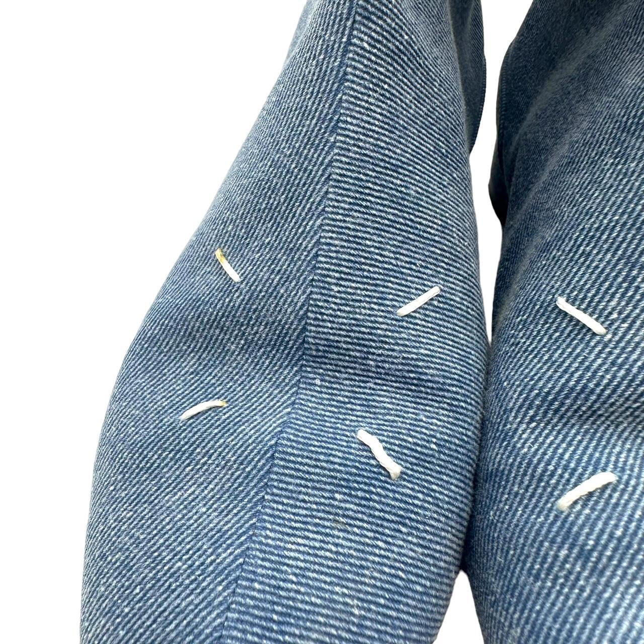 Maison Margiela Paris Denim Pointed Toe Boots