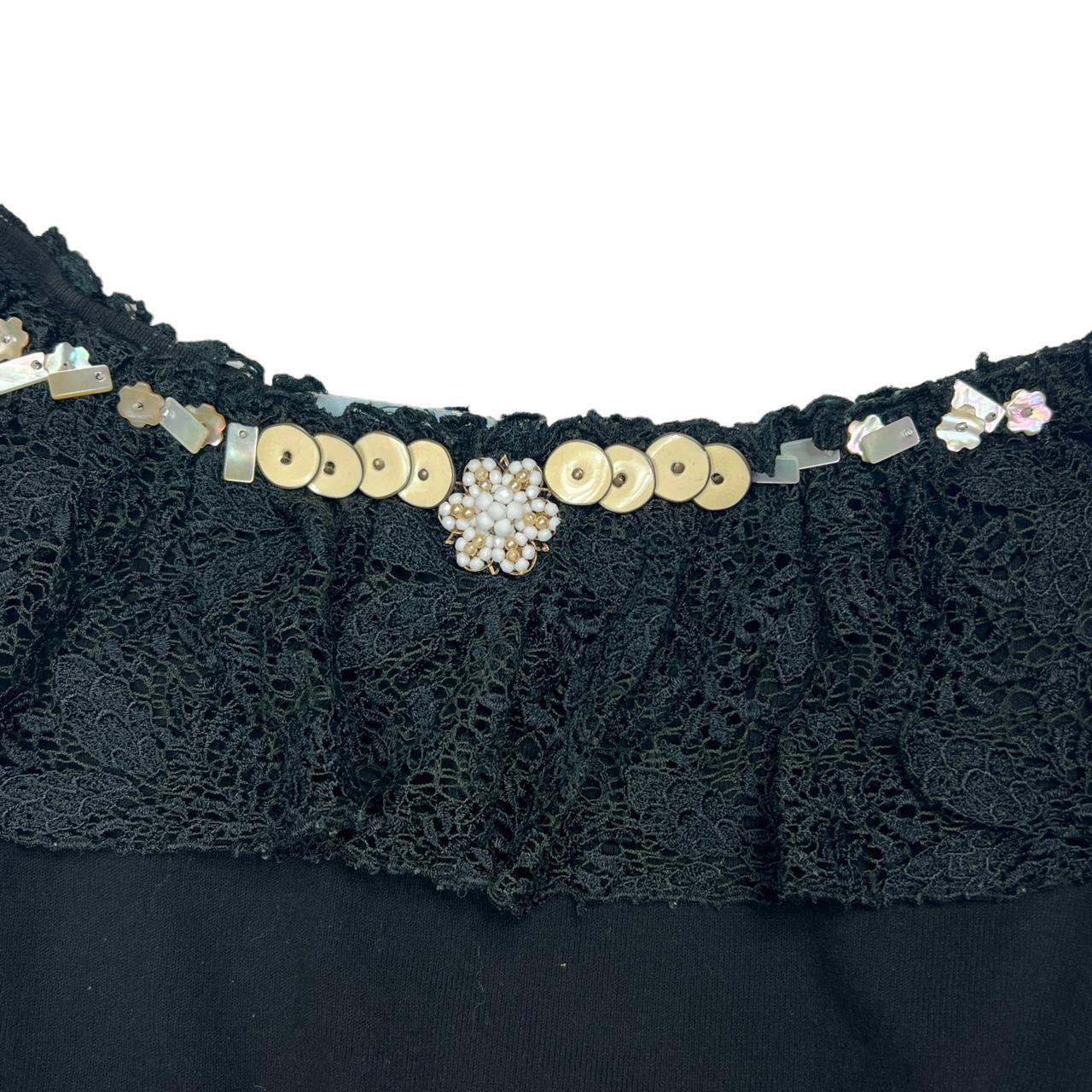 Blumarine Off The Shoulder Embellished Beaded Knit Top - Outfit Repeater