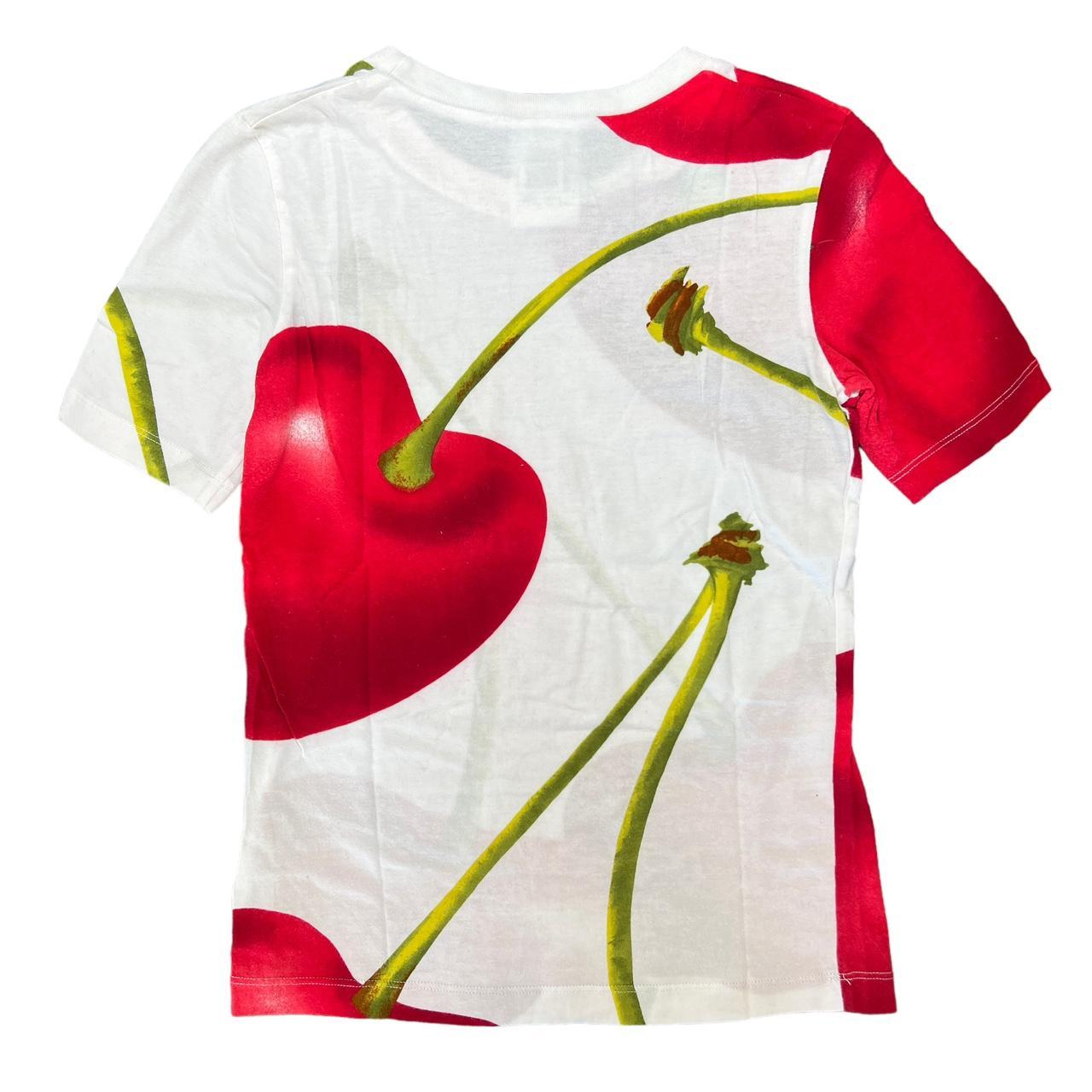 Dolce & Gabbana Cherry Print Graphic T-Shirt - Outfit Repeater