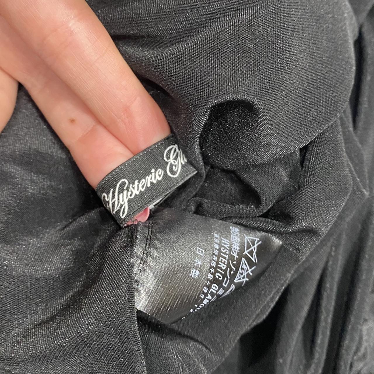 Hysteric Glamour Babydoll Mini Dress Heart Print Ruffles