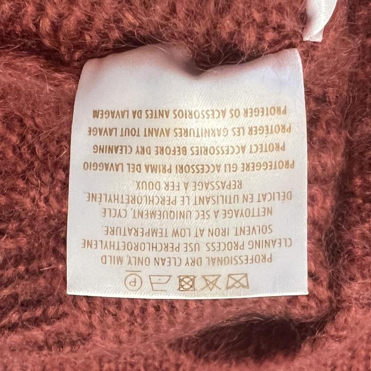 Gucci Red Mohair Off The Shoulder Puff Sleeve Sweater
