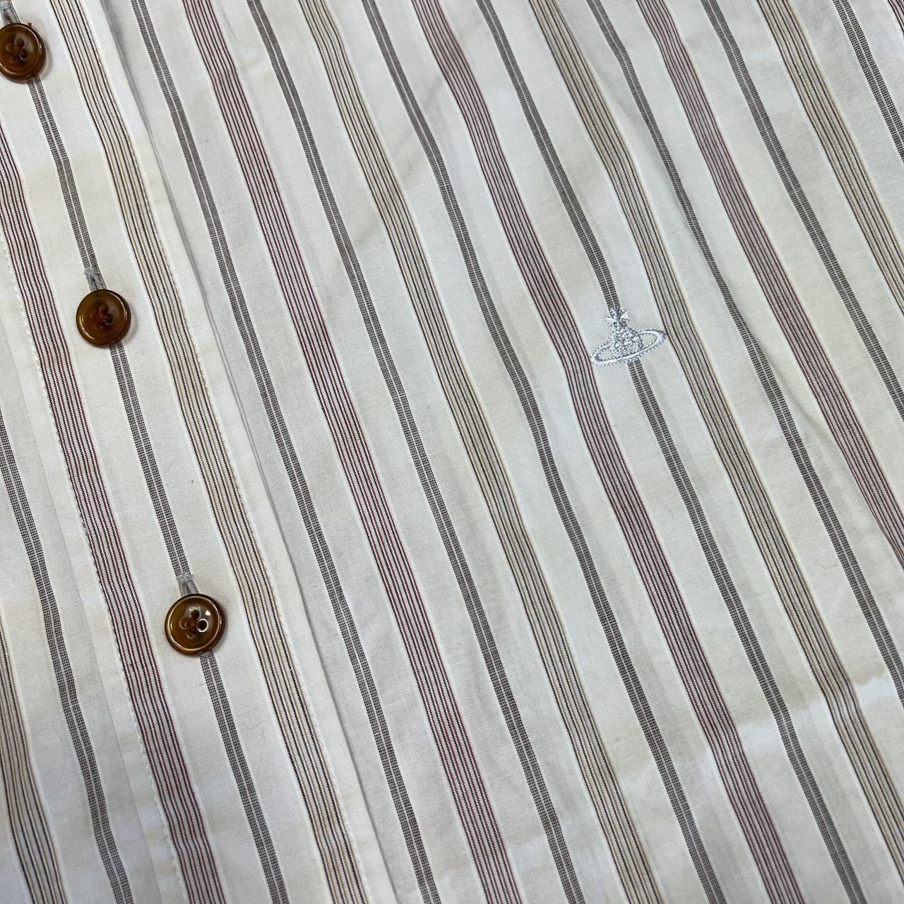 Vivienne Westwood Striped Button Up Midi Dress