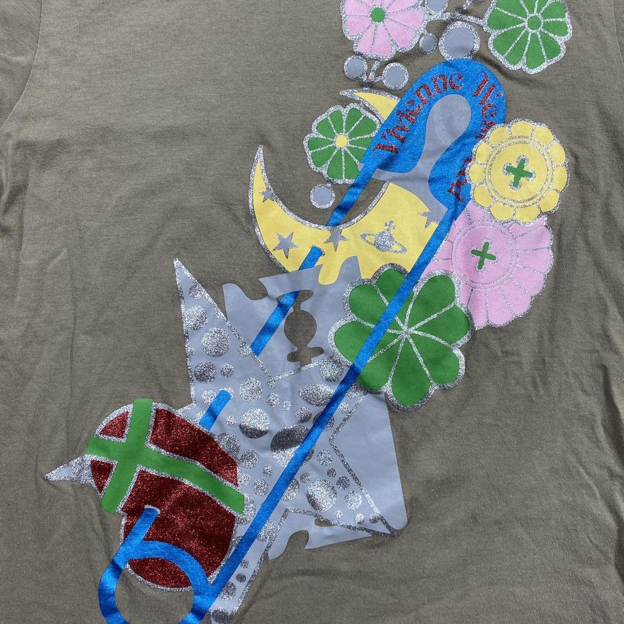 Vivienne Westwood Red Label Safety Pin Glitter Logo T-Shirt - Outfit Repeater