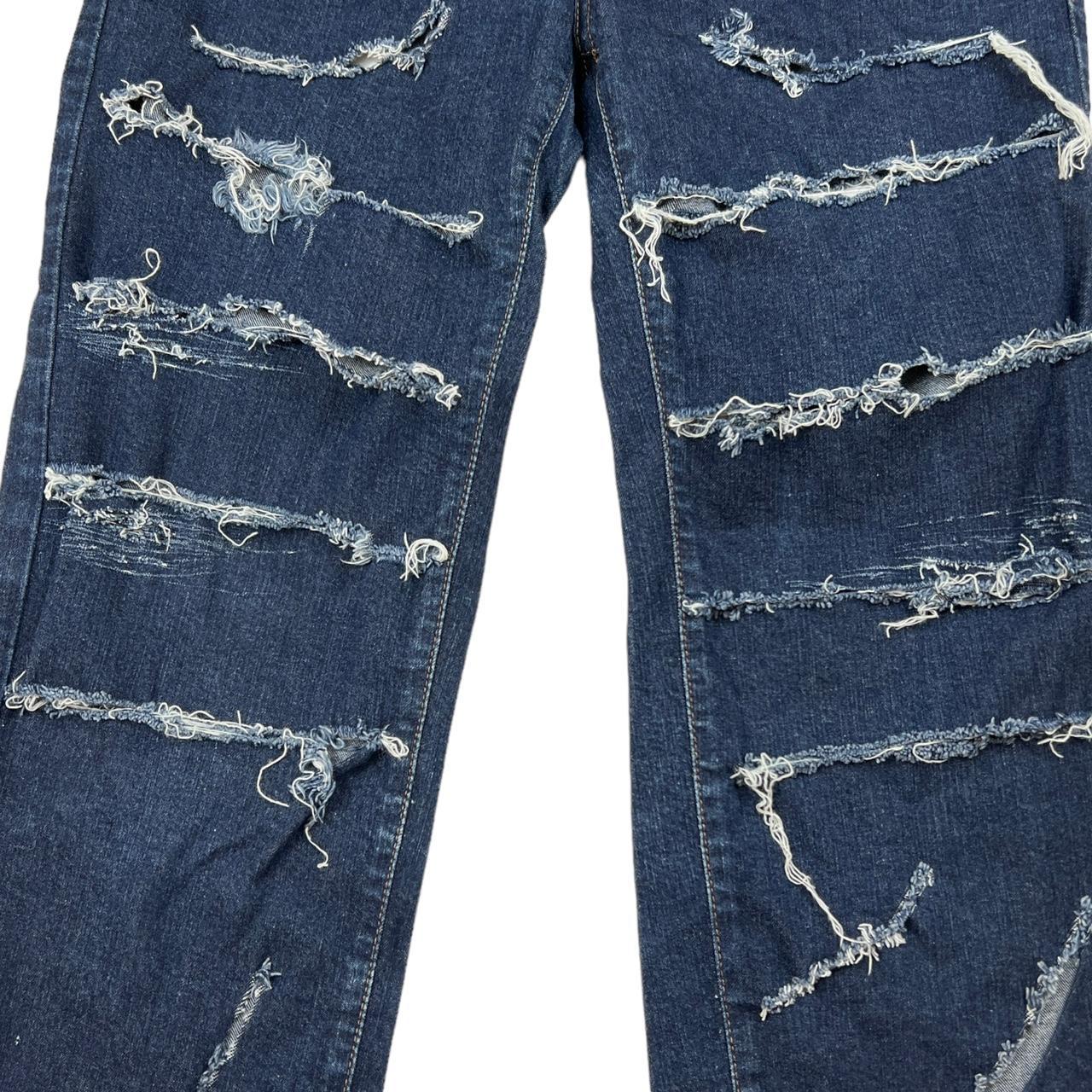 Dolce & Gabbana Super Distressed Denim Capri Pants
