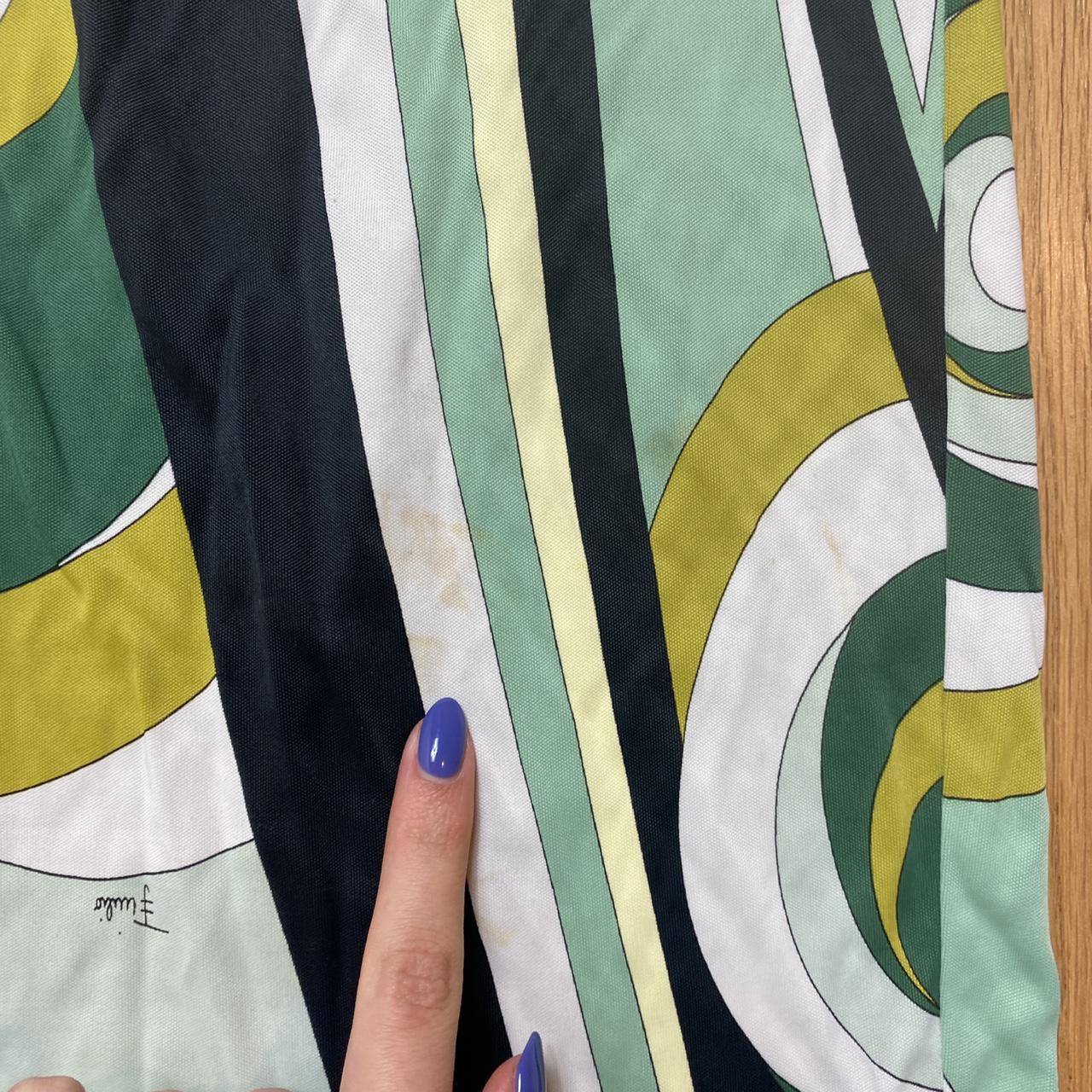 Emilio Pucci Firenze Green Toned Signature Patterned Midi Skirt - Outfit Repeater