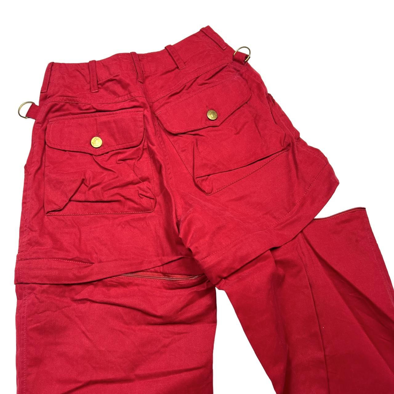 Vivienne Westwood Anglomania Red Convertible Cargo Pants / Shorts - Outfit Repeater