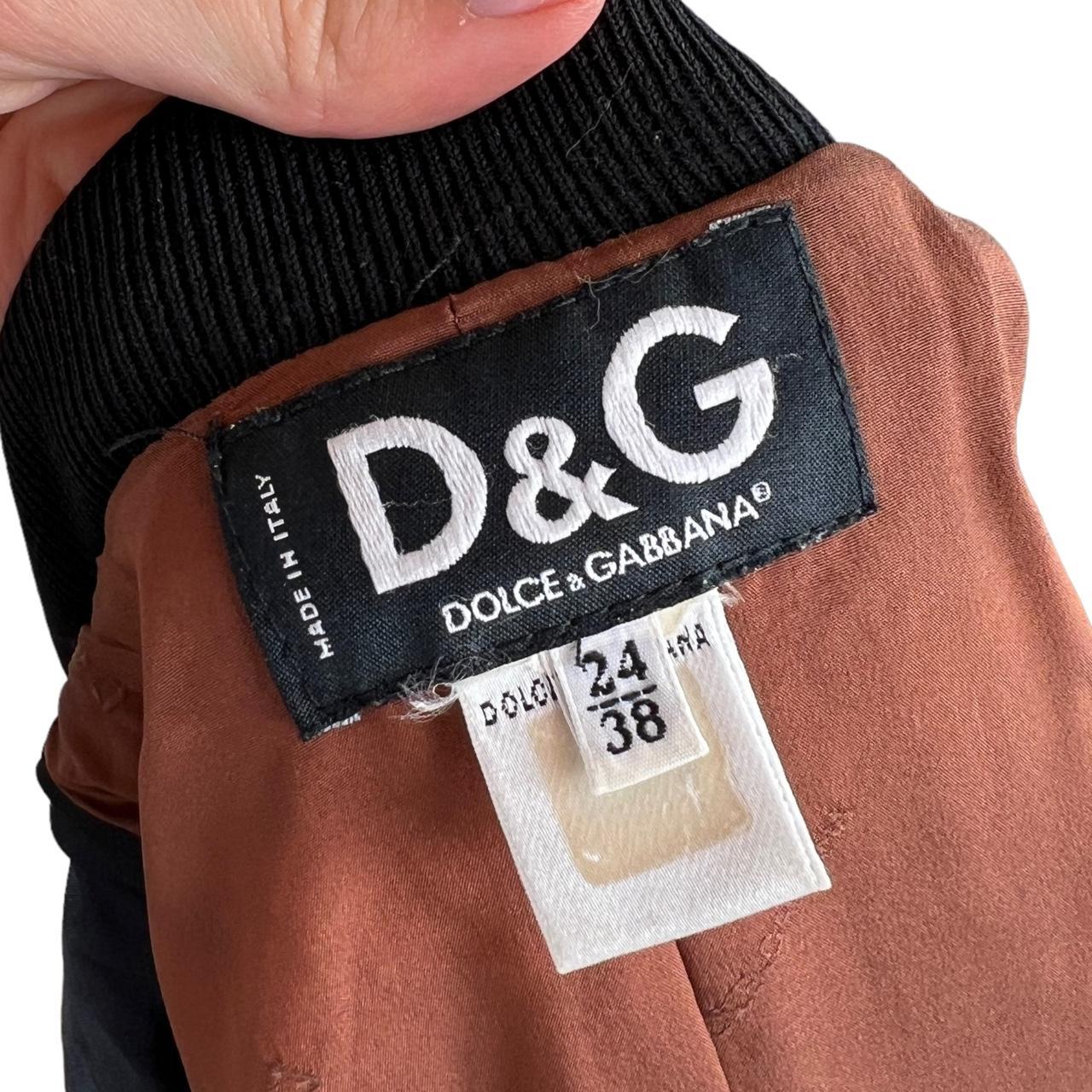 Dolce & Gabbana Black Racing Style Bomber Jacket with Logo Patch - Outfit Repeater