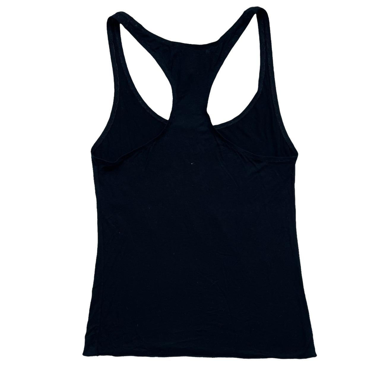 Chloé by Stella McCartney Black on Black Spell-Out Logo Racerback Tank Top - Outfit Repeater
