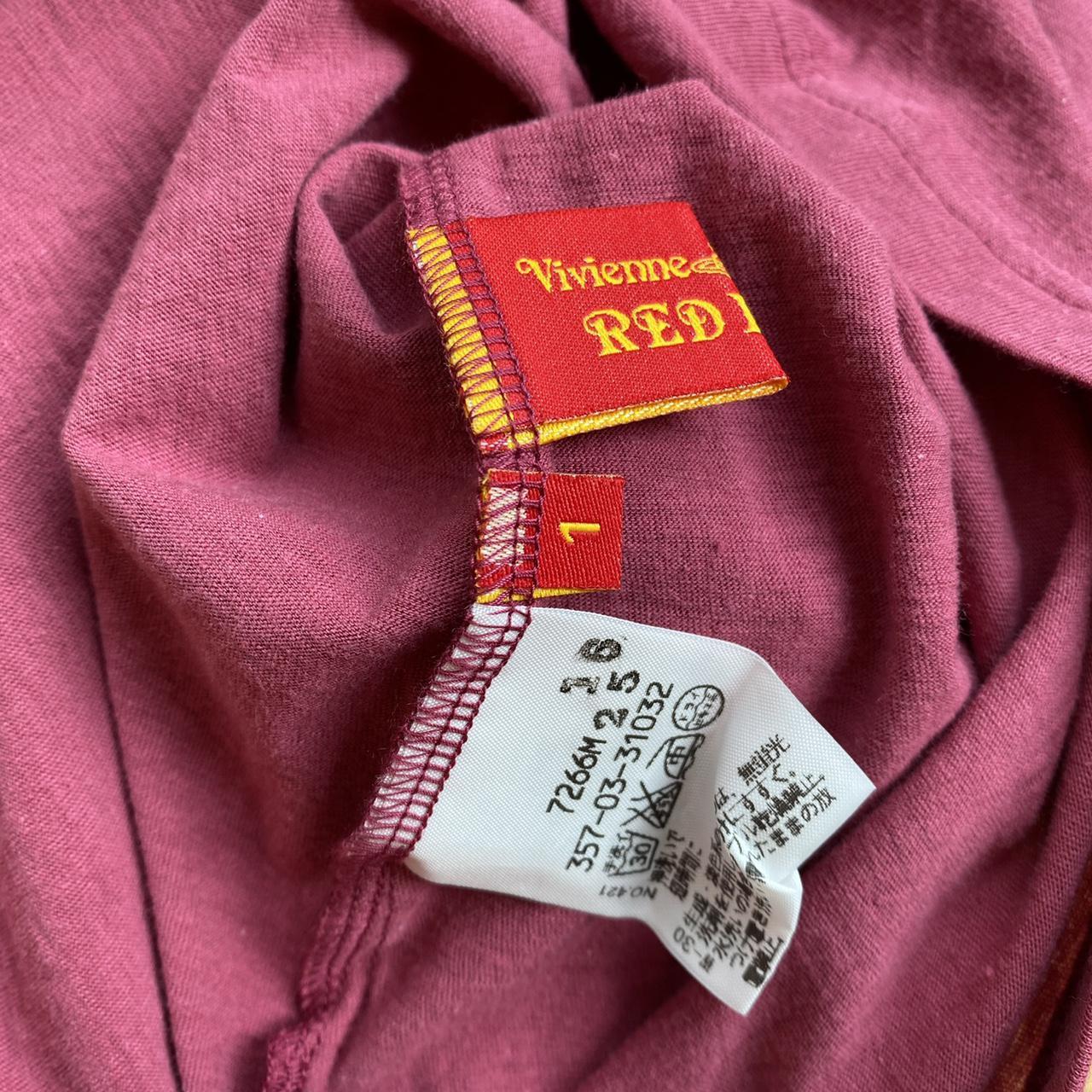 Vivienne Westwood Red Label Embroidered Logo Berry Pink / Red T-Shirt - Outfit Repeater