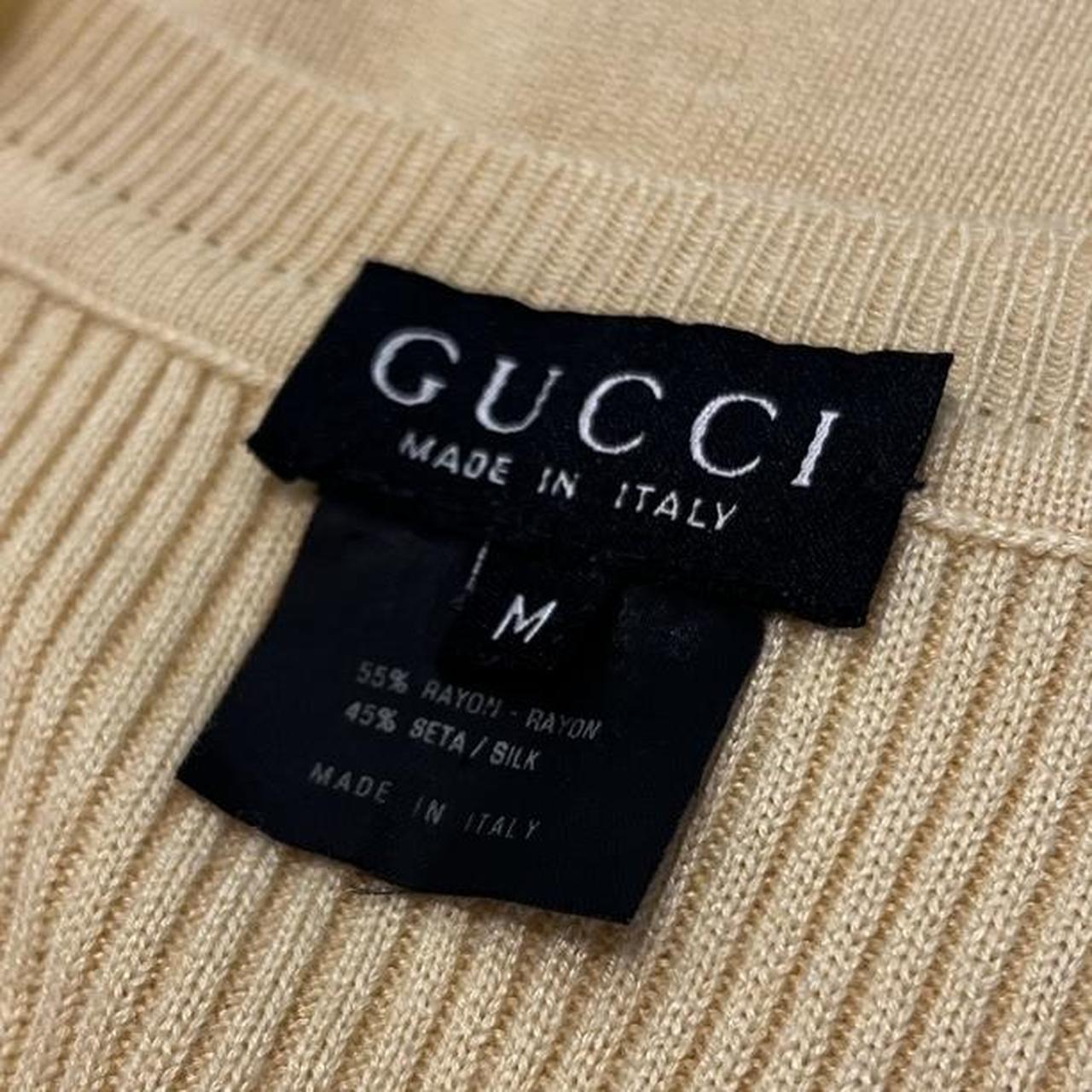 Gucci By Tom Ford Light Yellow Knit Tank Top - Outfit Repeater