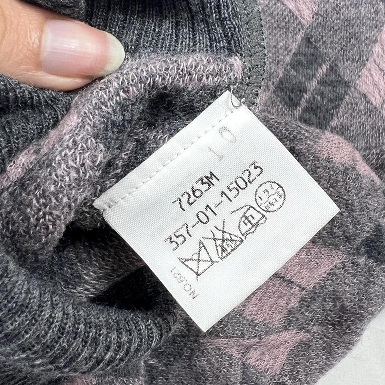 Vivienne Westwood Pink and Gray Argyle Knit Tank Top - Outfit Repeater