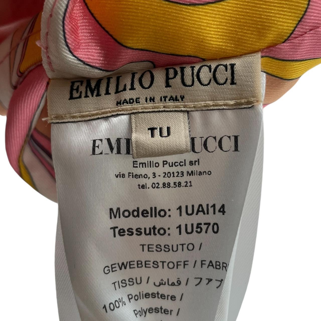 Emilio Pucci Pink Printed Silk Sleeping Eye Mask - Outfit Repeater