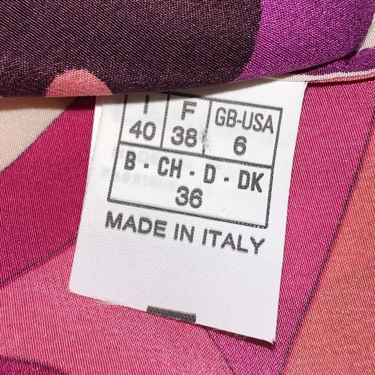 Emilio Pucci Pink Printed Silk Blouse Top - Outfit Repeater