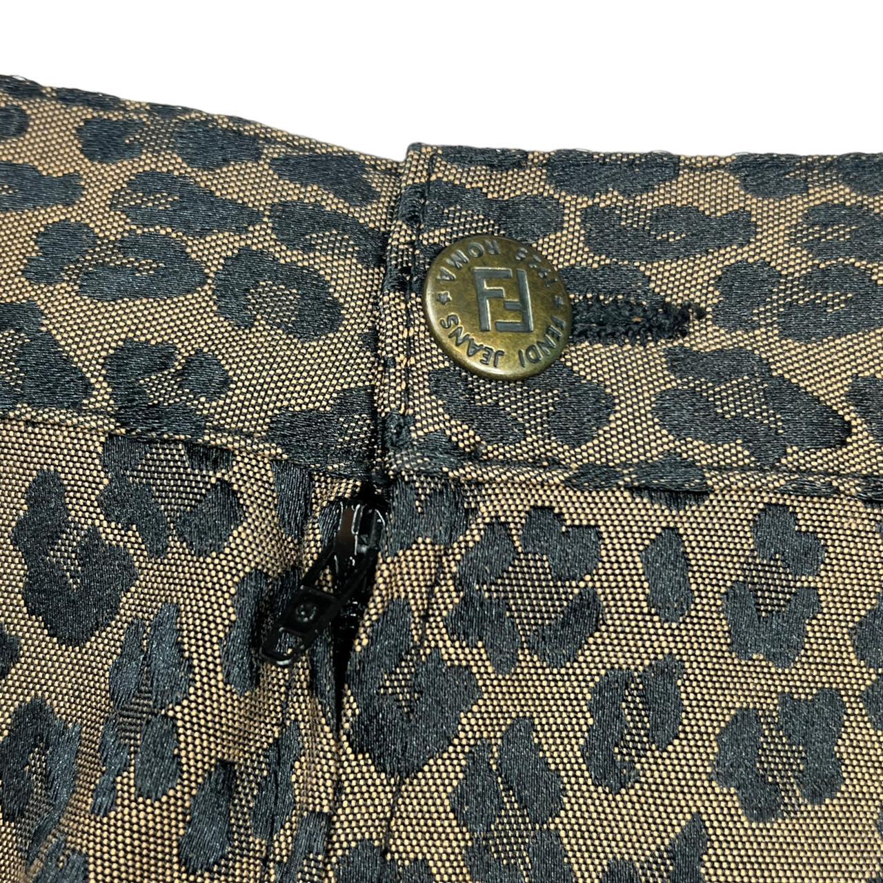 Fendi Leopard Print Midi Skirt with Hidden FF Logos - Outfit Repeater