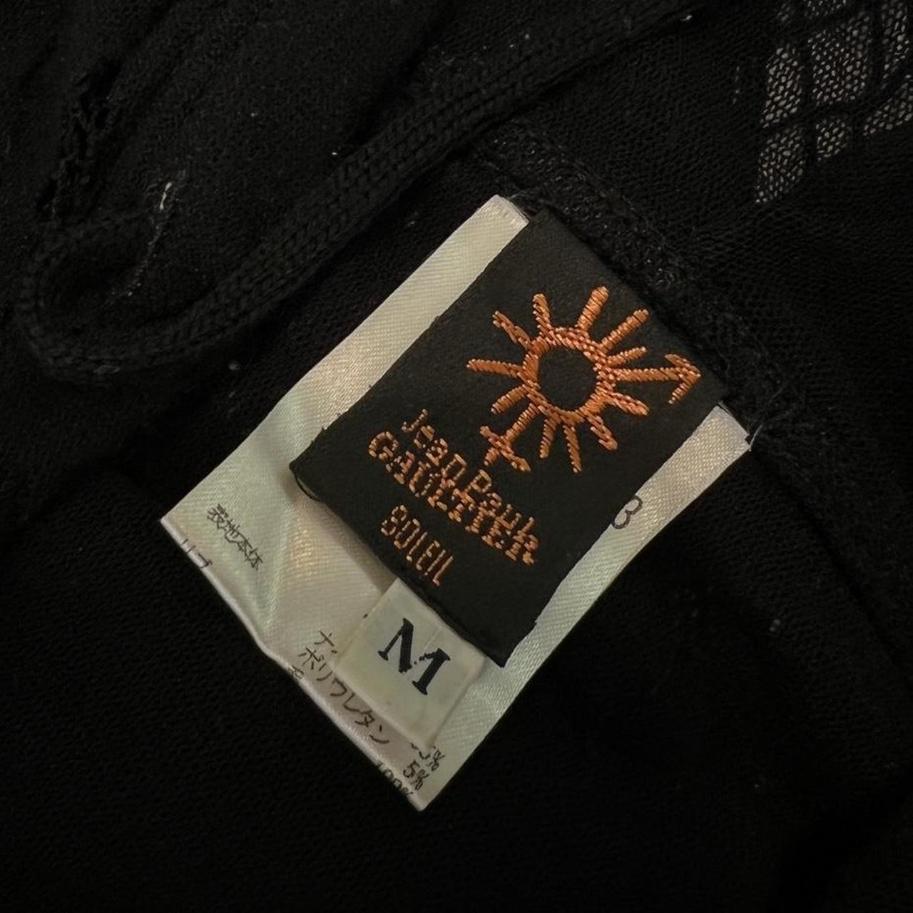 Jean Paul Gaultier Soelil Black Fishnet Mesh Knit Hoodie - Outfit Repeater