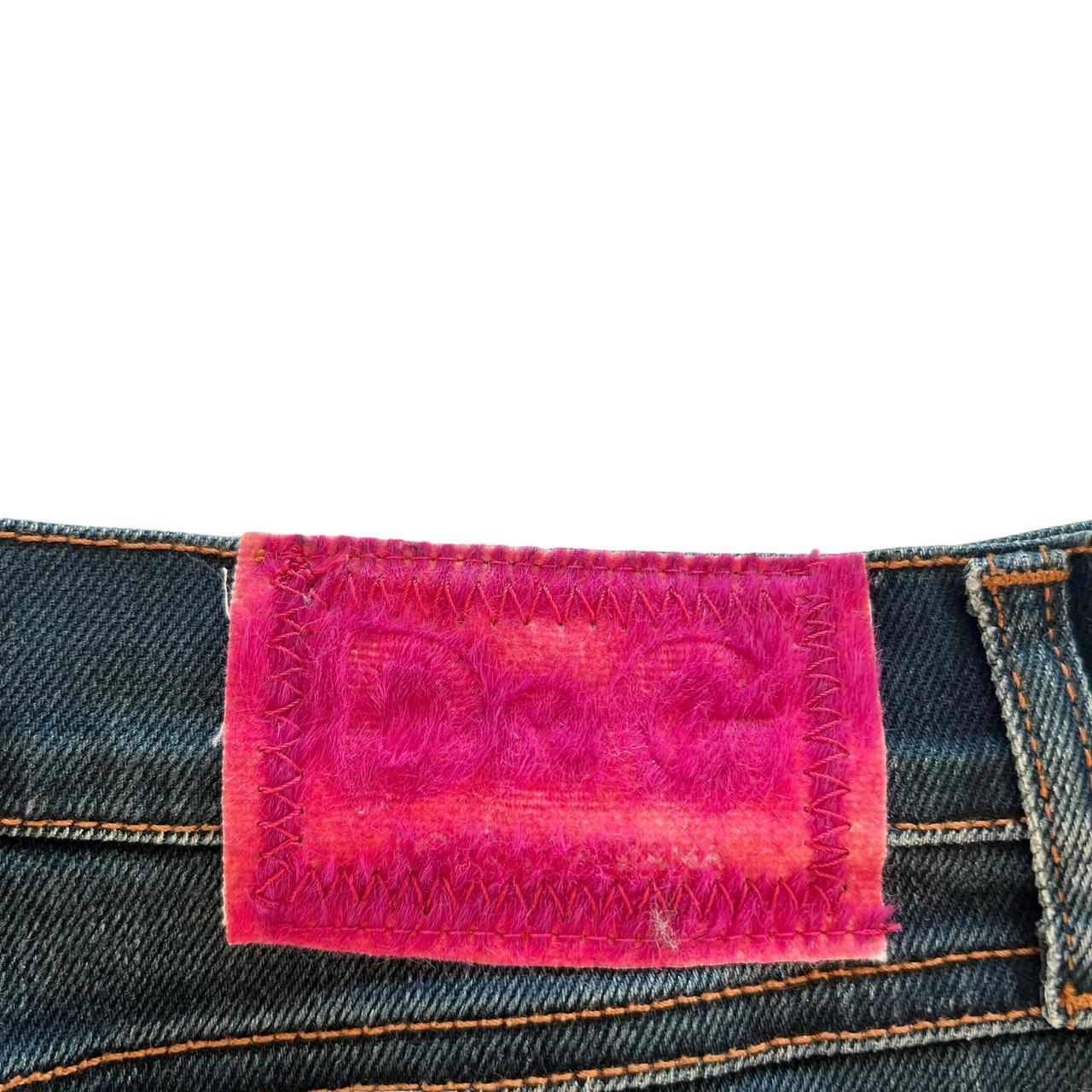 Dolce & Gabbana Half Denim Skirt with Pink Paisley Bottom - Outfit Repeater