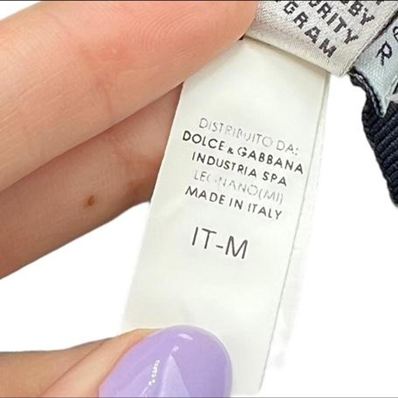 D&G Dolce & Gabbana Beachwear Navy Blue and White Rubber Logo Patch Bucket Hat - Outfit Repeater