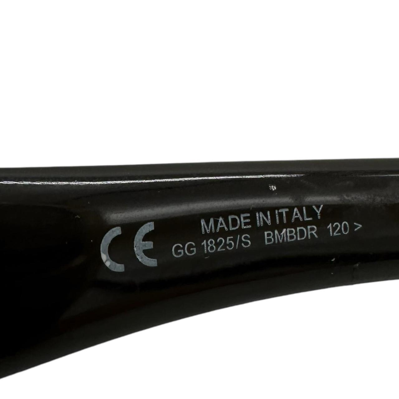 Gucci Brown Shield Monogram Sunglasses - Outfit Repeater