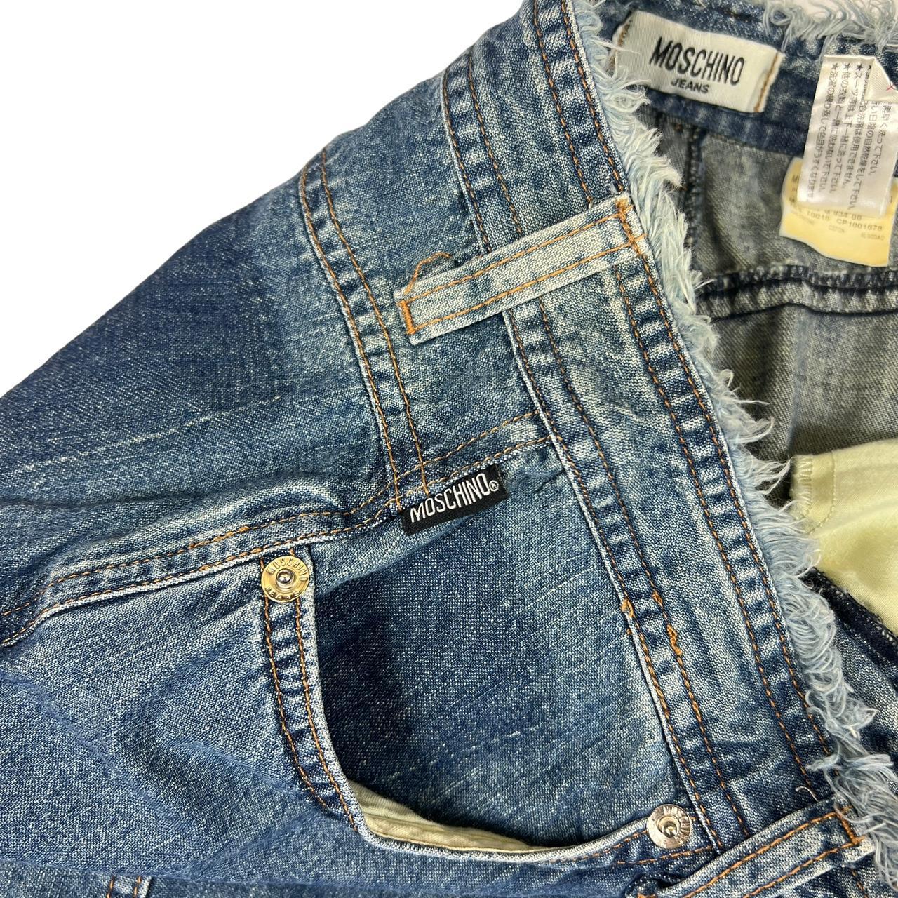 Moschino Jeans Distressed Denim Midi Skirt - Outfit Repeater