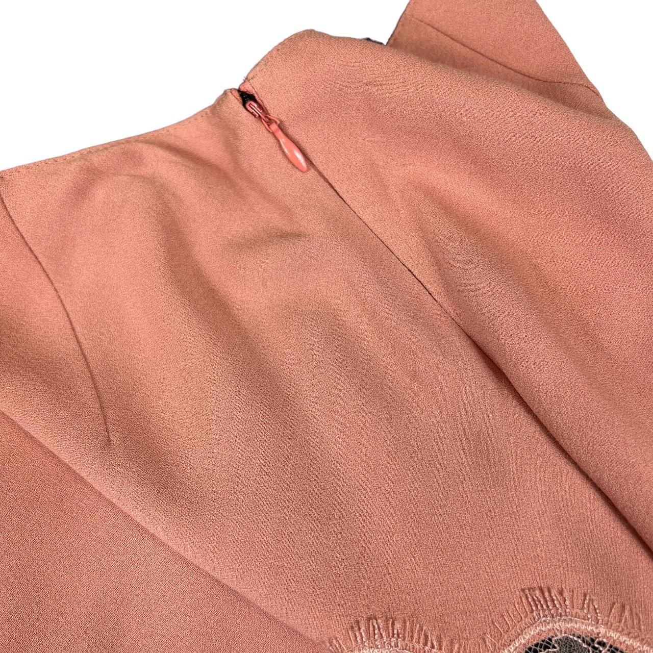 Blumarine By Anna Molinari Pink Lace Trim Midi Skirt - Outfit Repeater