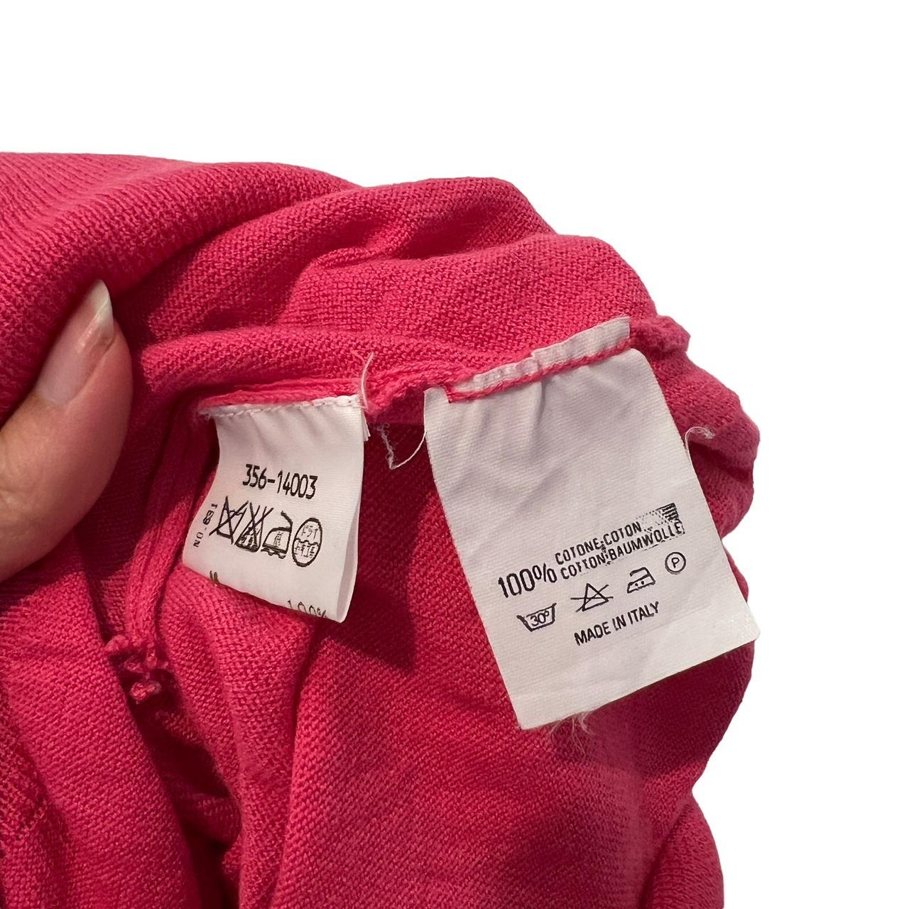 Vivienne Westwood Red Label Hot Pink Cropped V-Neck Sweater - Outfit Repeater