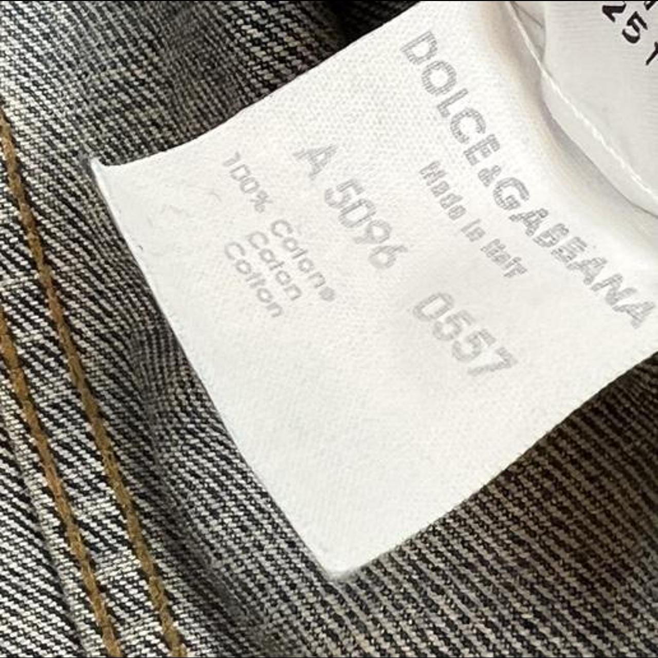 Dolce & Gabbana Cropped 3/4 Sleeve Denim Jacket - Outfit Repeater