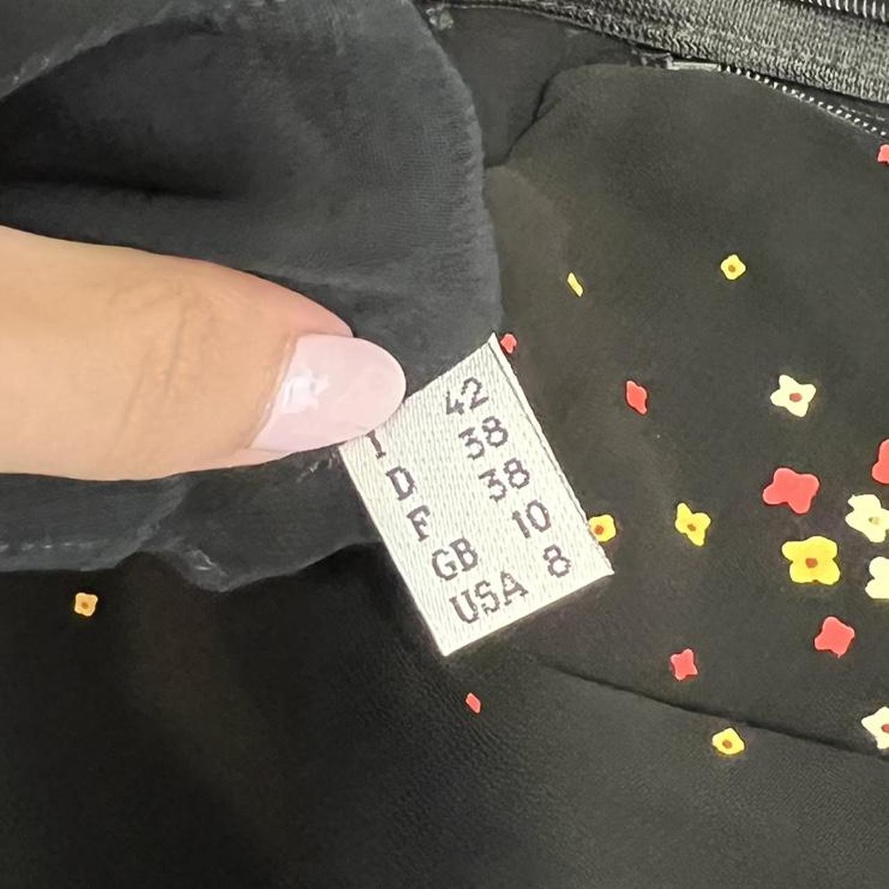 Moschino Cheap & Chic Black Floral Print Maxi Dress