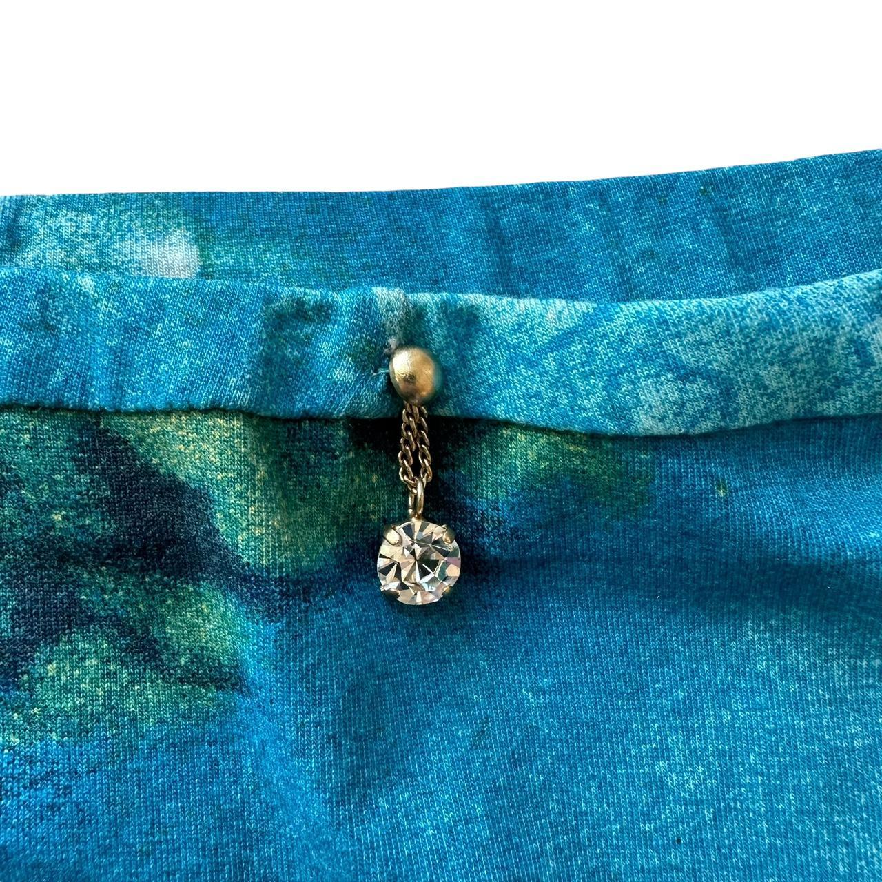 Roberto Cavalli Blue Floral Crop Top & Maxi Skirt Set - Outfit Repeater