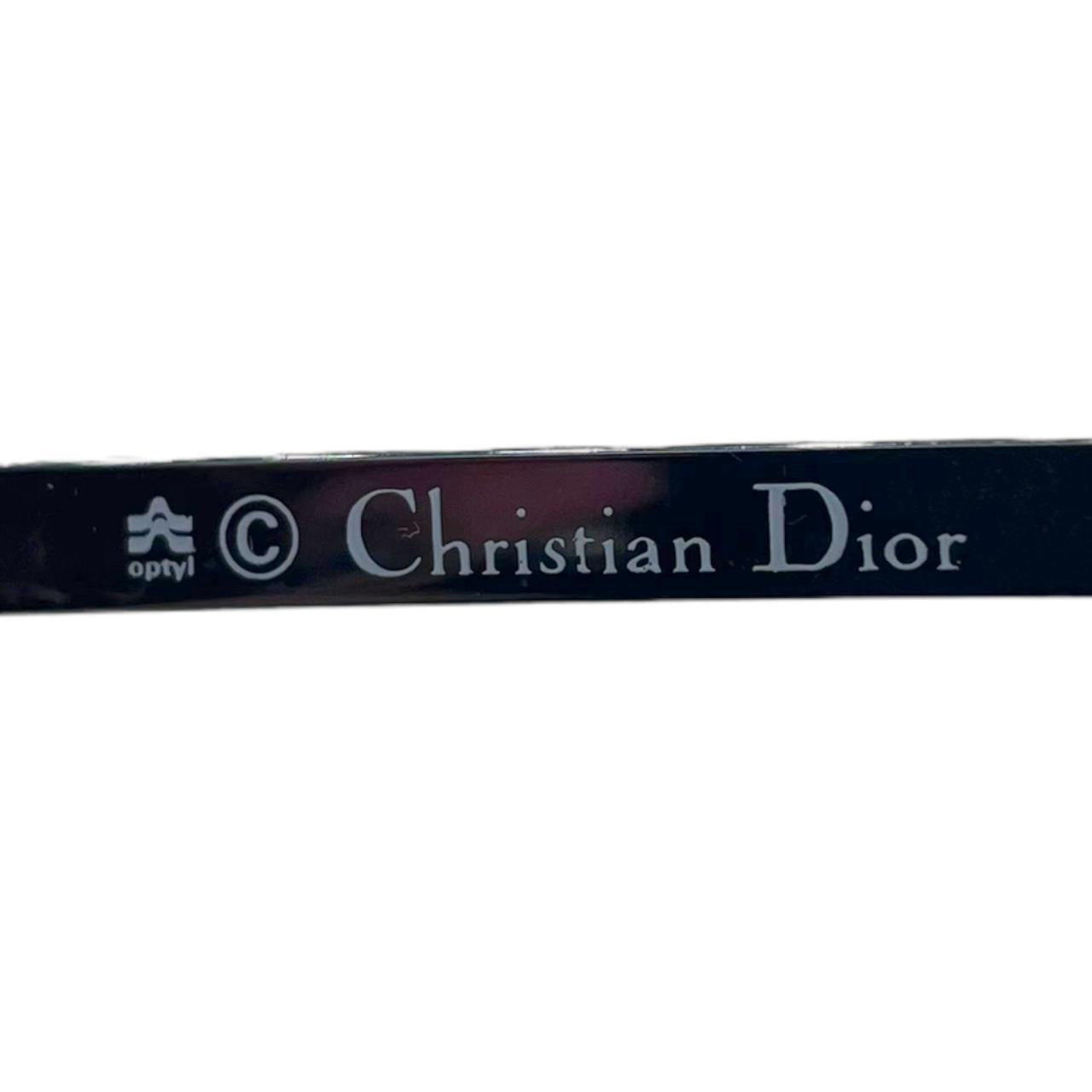 Christian Dior Two-Tone Oval Sunglasses