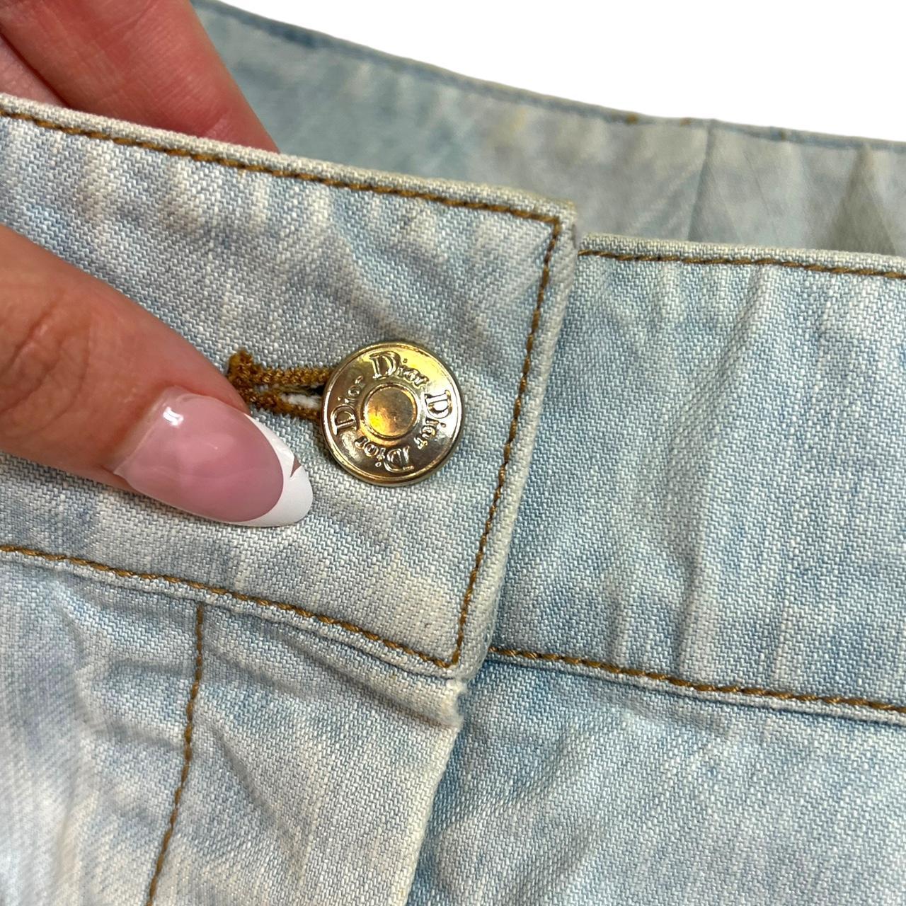 Christian Dior By John Galliano Summer 2005 Light Wash Low Rise Flare Jeans - Outfit Repeater