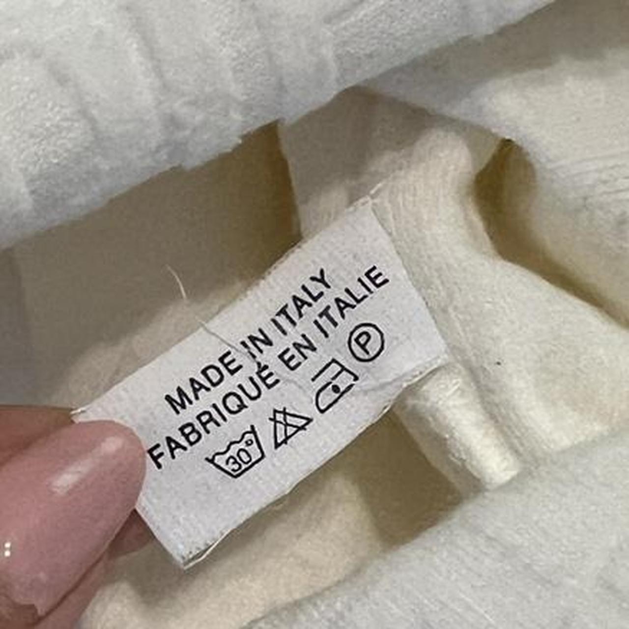 Fendi Mare / Swim White Terry Logo Midi Dress - Outfit Repeater