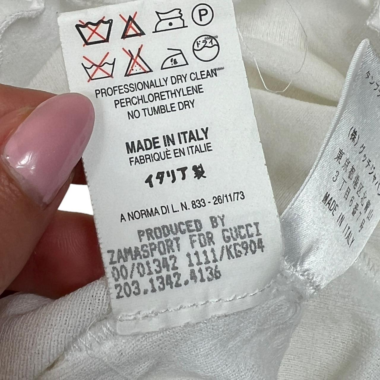 Gucci By Tom Ford S/S 2000 White Lettuce Hem Baby-Tee with Bow Detail - Outfit Repeater