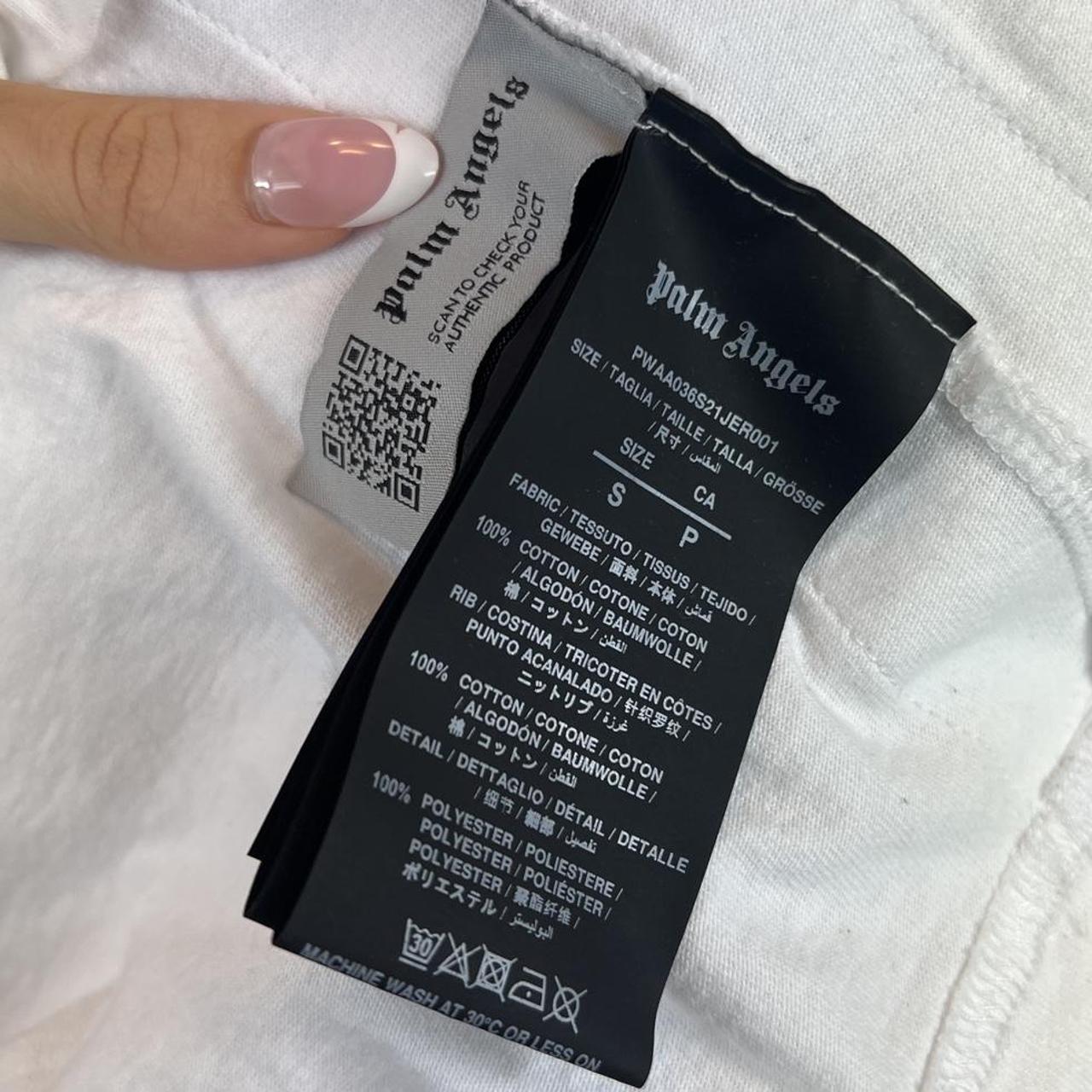 Palm Angels White Oversized Logo T-Shirt - Outfit Repeater