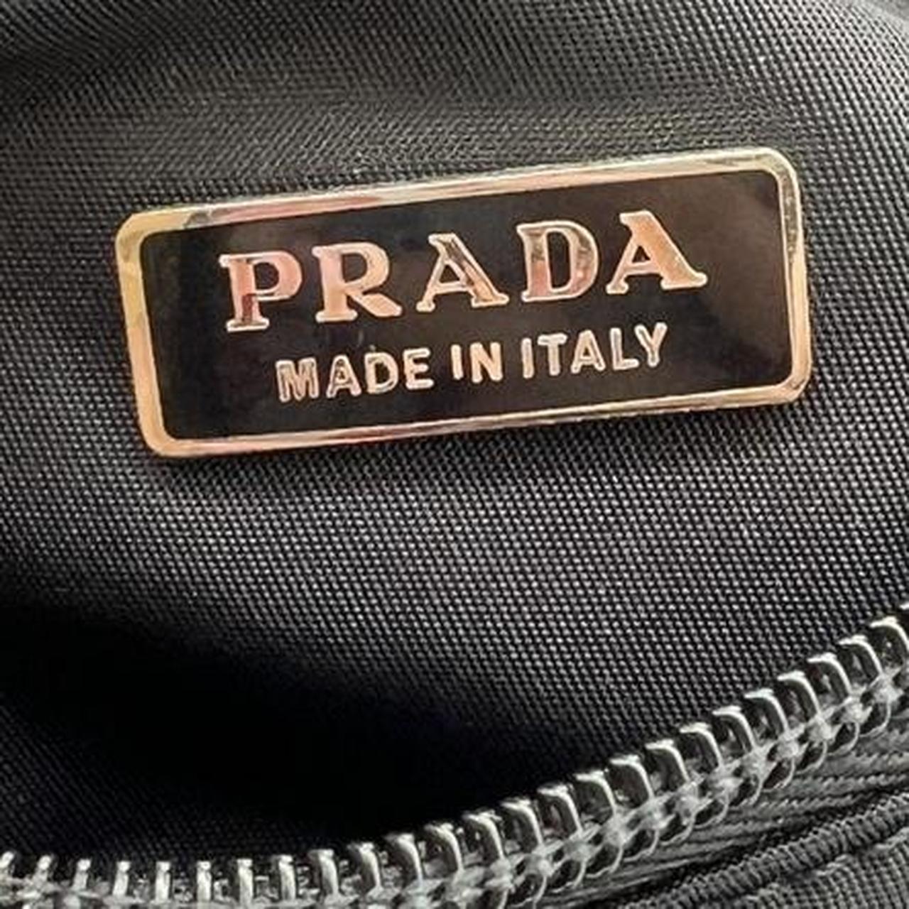 Prada Black Nylon Mini Shoulder Bag