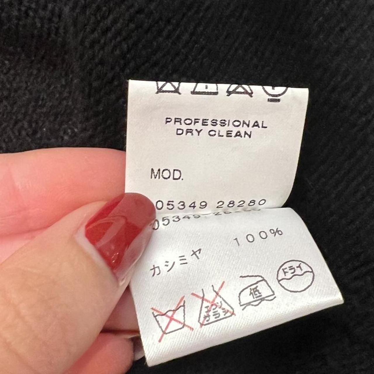 Gucci By Tom Ford Black Cashmere Open Front Cardigan Top with Ribbon - Outfit Repeater