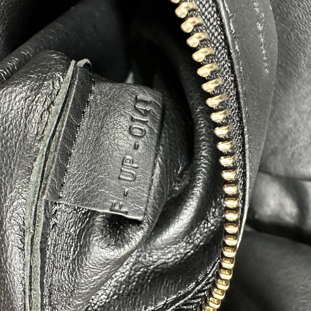 Celiné Brown Suede & Black Leather Luggage Tote Bag - Outfit Repeater