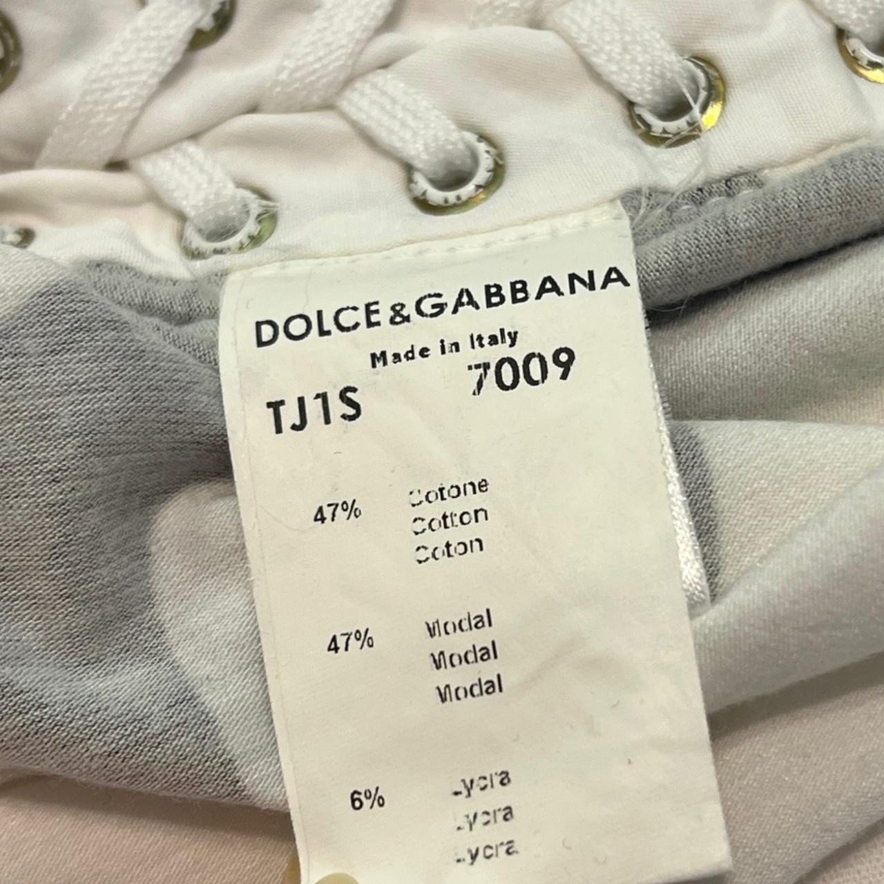 Dolce & Gabbana S/S 2003 Lace Up Side Graphic Tank Top - Outfit Repeater