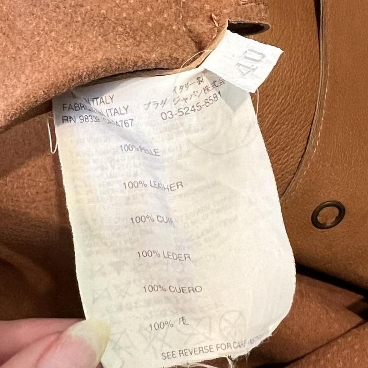 Miu Miu Tan Leather Western Style Jacket with Cream Stitching - Outfit Repeater