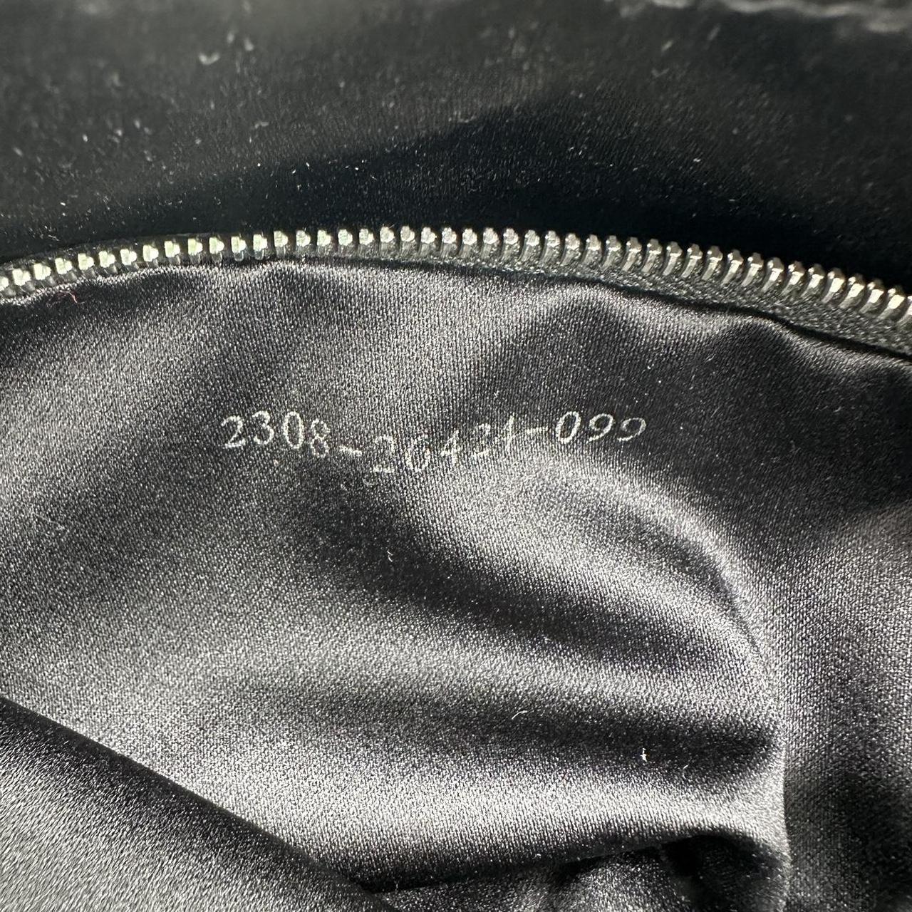 Fendi Black Wool Baguette Shoulder Bag