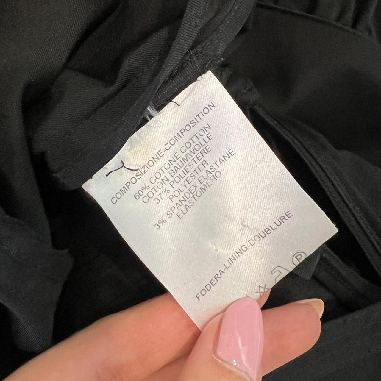 Gucci Black Midi Dress Fitted Silhouette Smooth Fabric