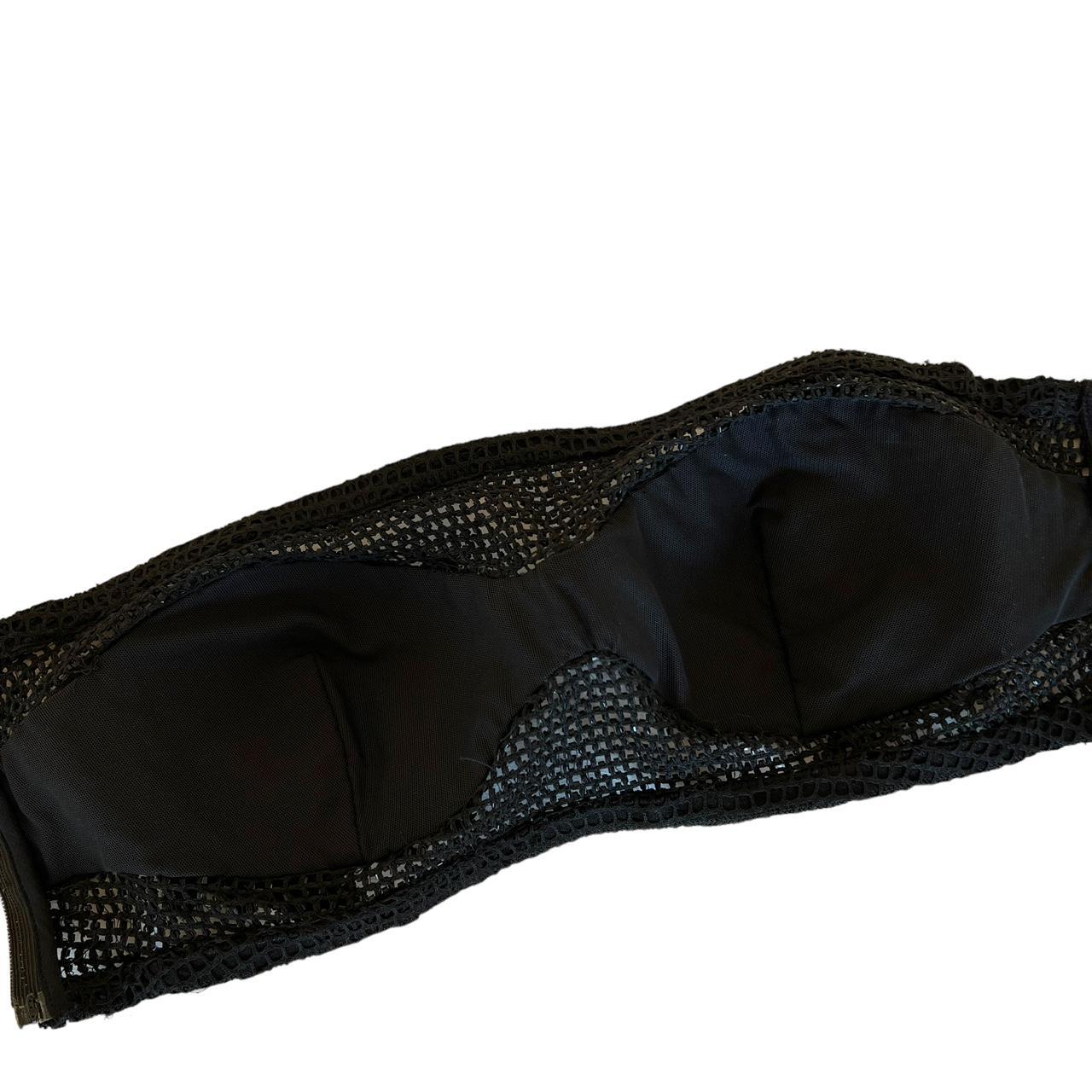 Roberto Cavalli S/S 2009 Black Beaded Bandeau Bra Top - Outfit Repeater