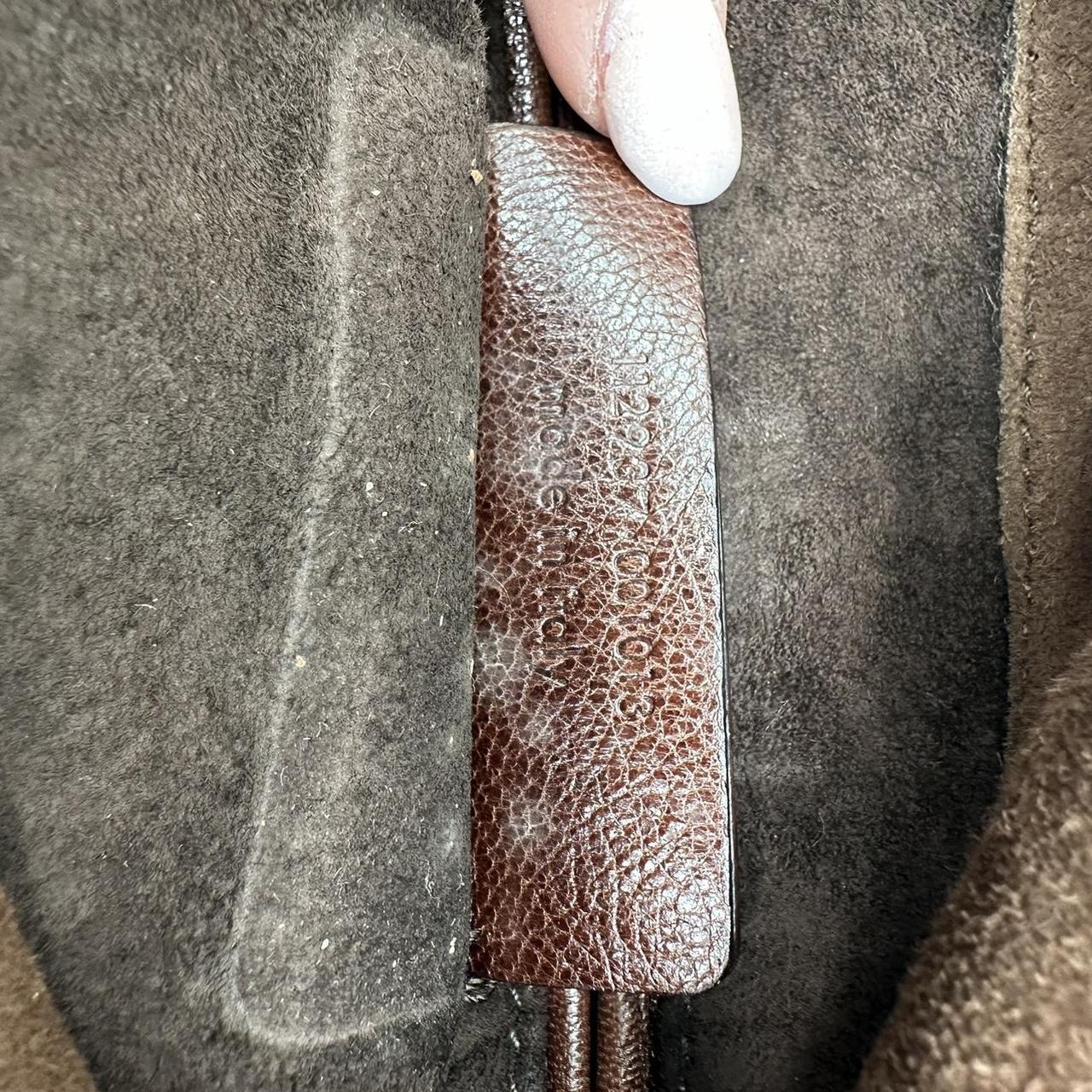 Yves Saint Laurent Brown Suede Nadja Rose Shoulder Bag - Outfit Repeater