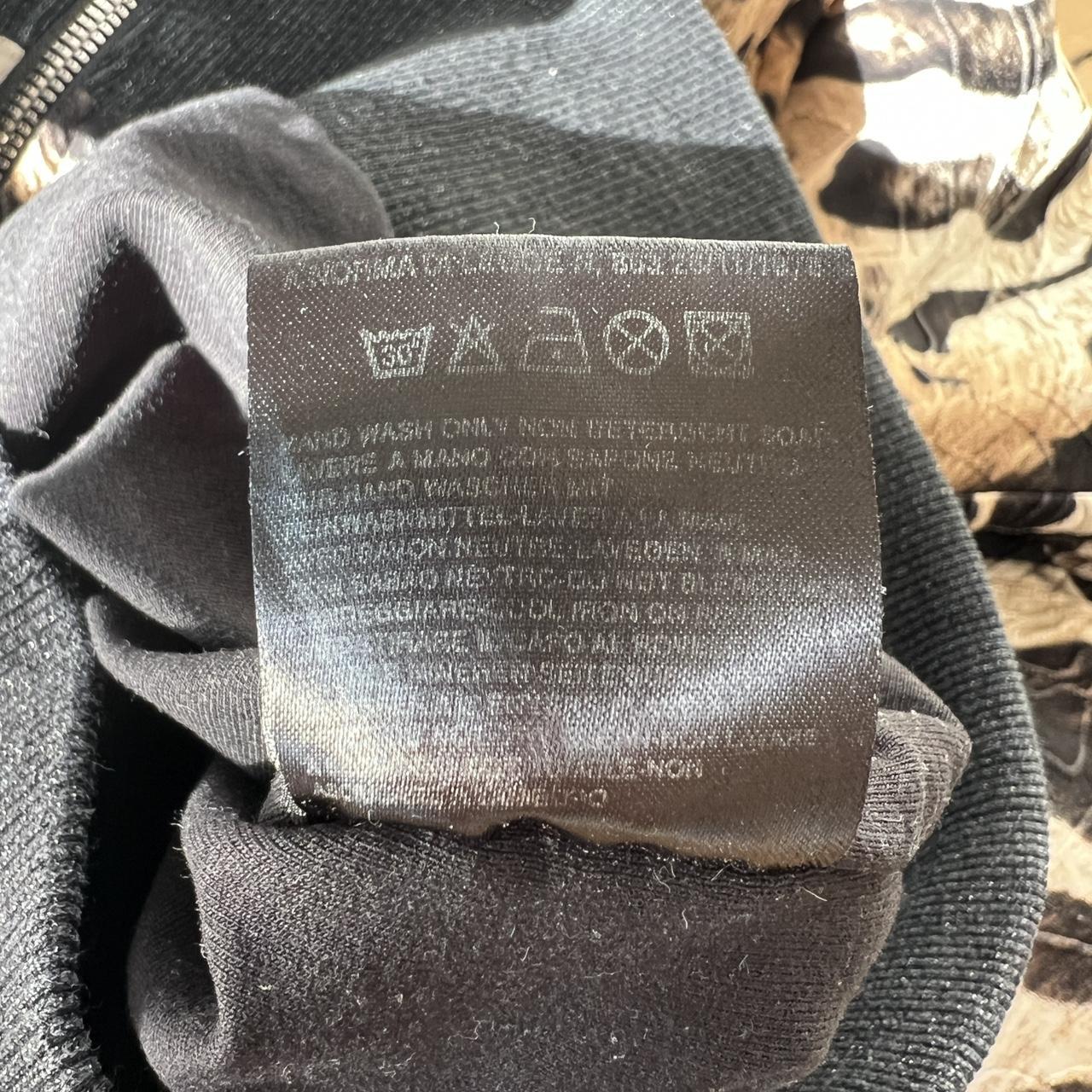 Roberto Cavalli Leopard Print Crystal Logo Embellished Hoodie