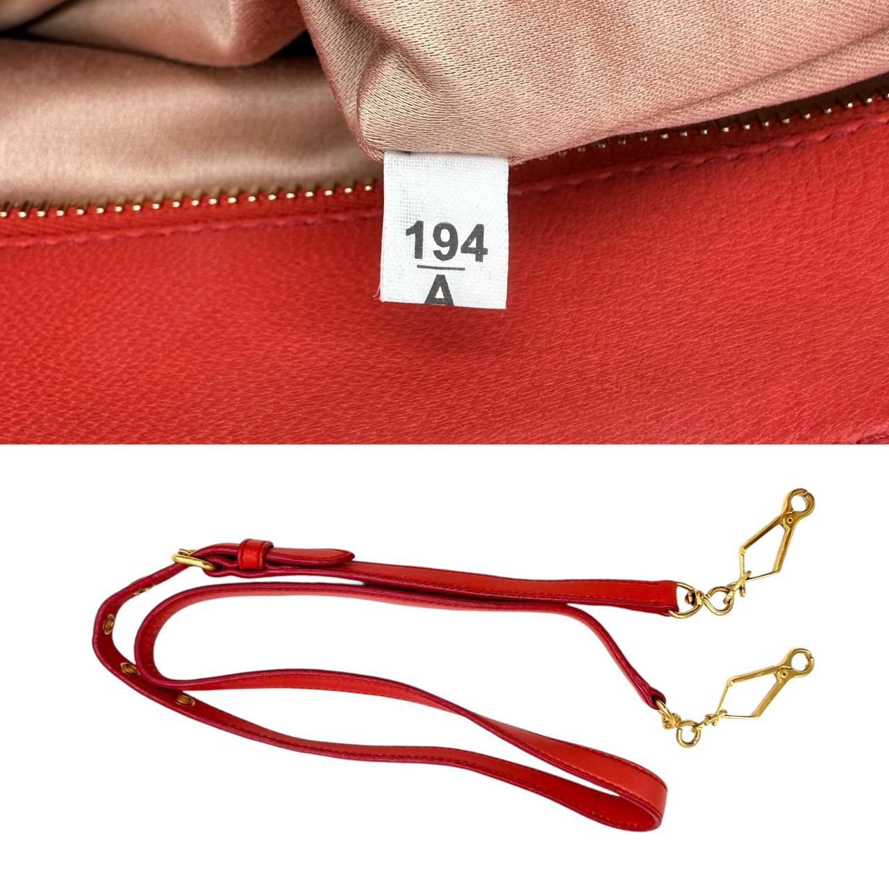 Miu Miu Coral Pink Leather 2-Way Bag