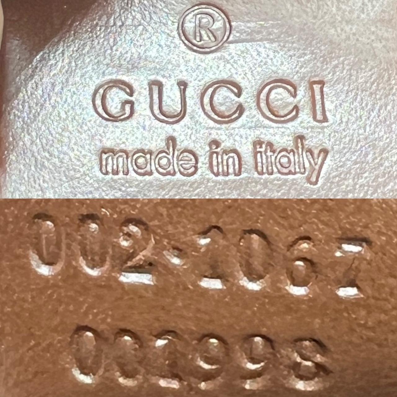 Gucci Jackie Shoulder Bag Brown Leather Tan Monogram