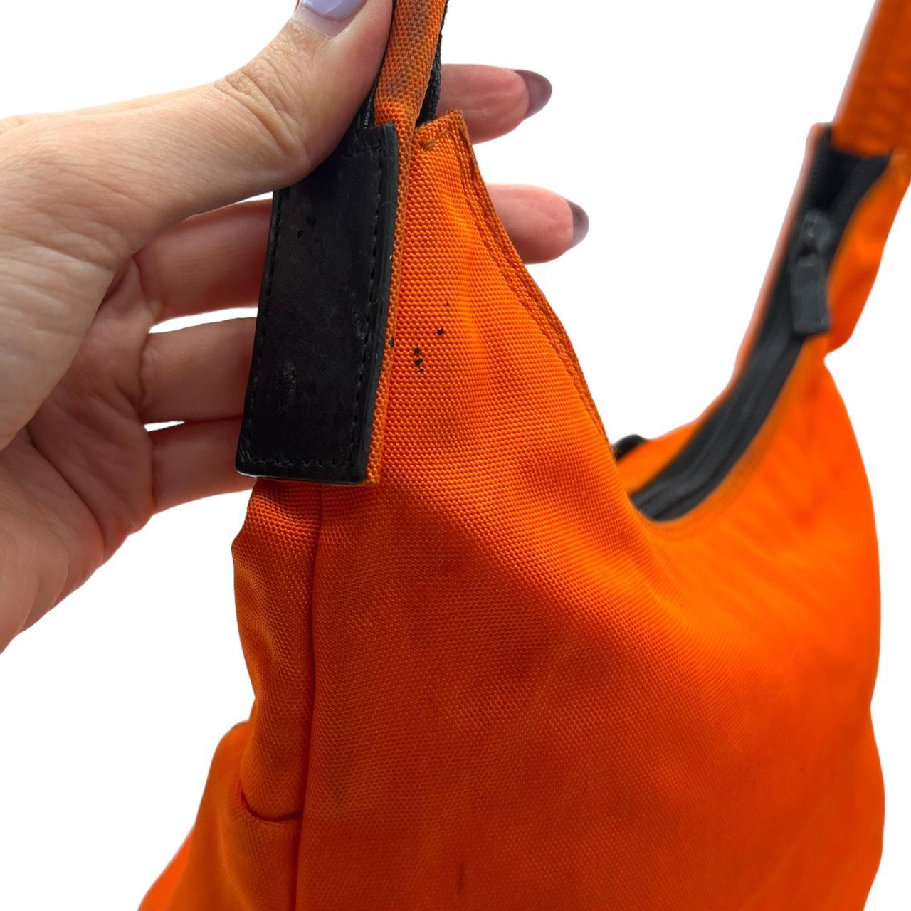Gucci Bright Orange Nylon Shoulder Bag - Outfit Repeater