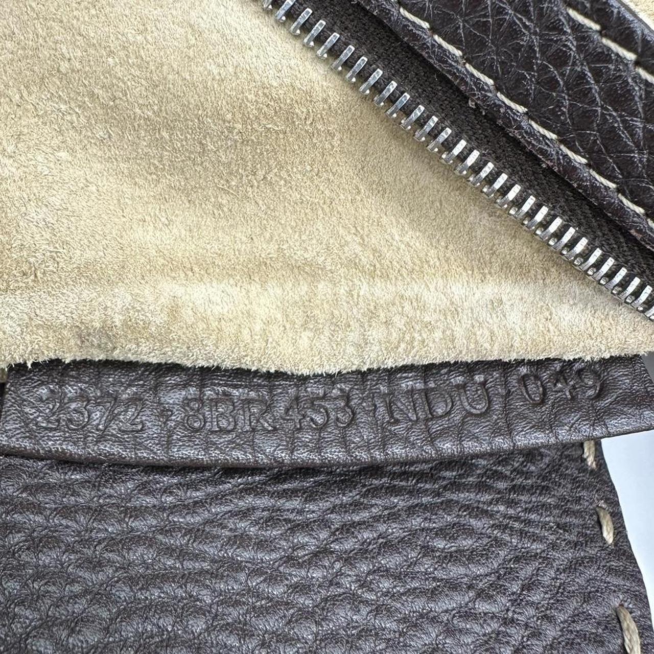 Fendi Selleria Gray Leather Crescent Shoulder Bag - Outfit Repeater